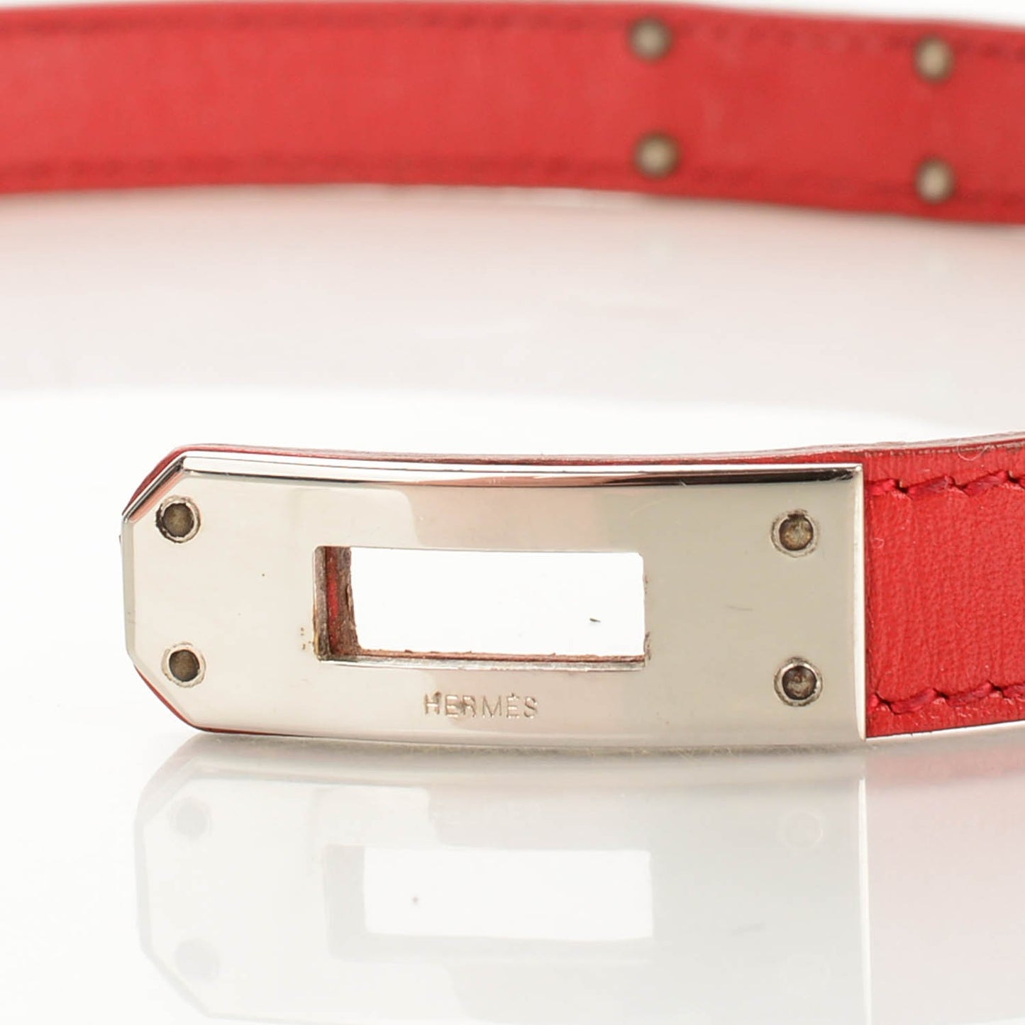 Box Kelly Double Tour Bracelet S Vermillion