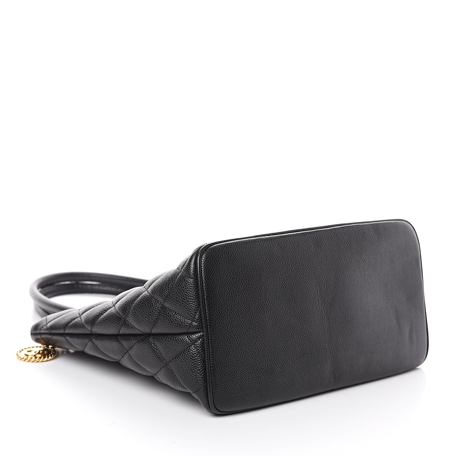 Chanel Caviar Quilted Medallion Tote Black 3 of 9