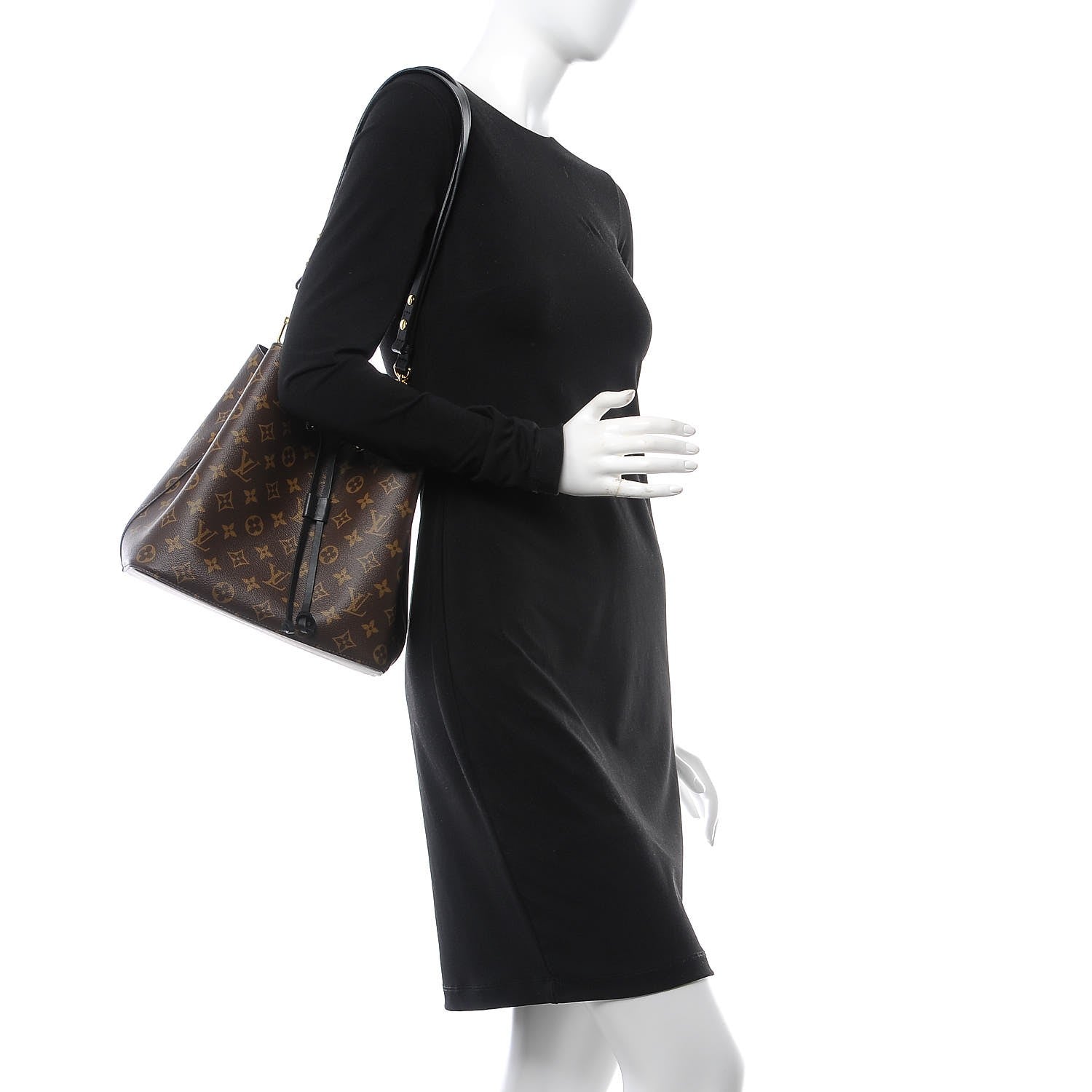 Louis Vuitton Monogram Neonoe MM Black 2 of 6