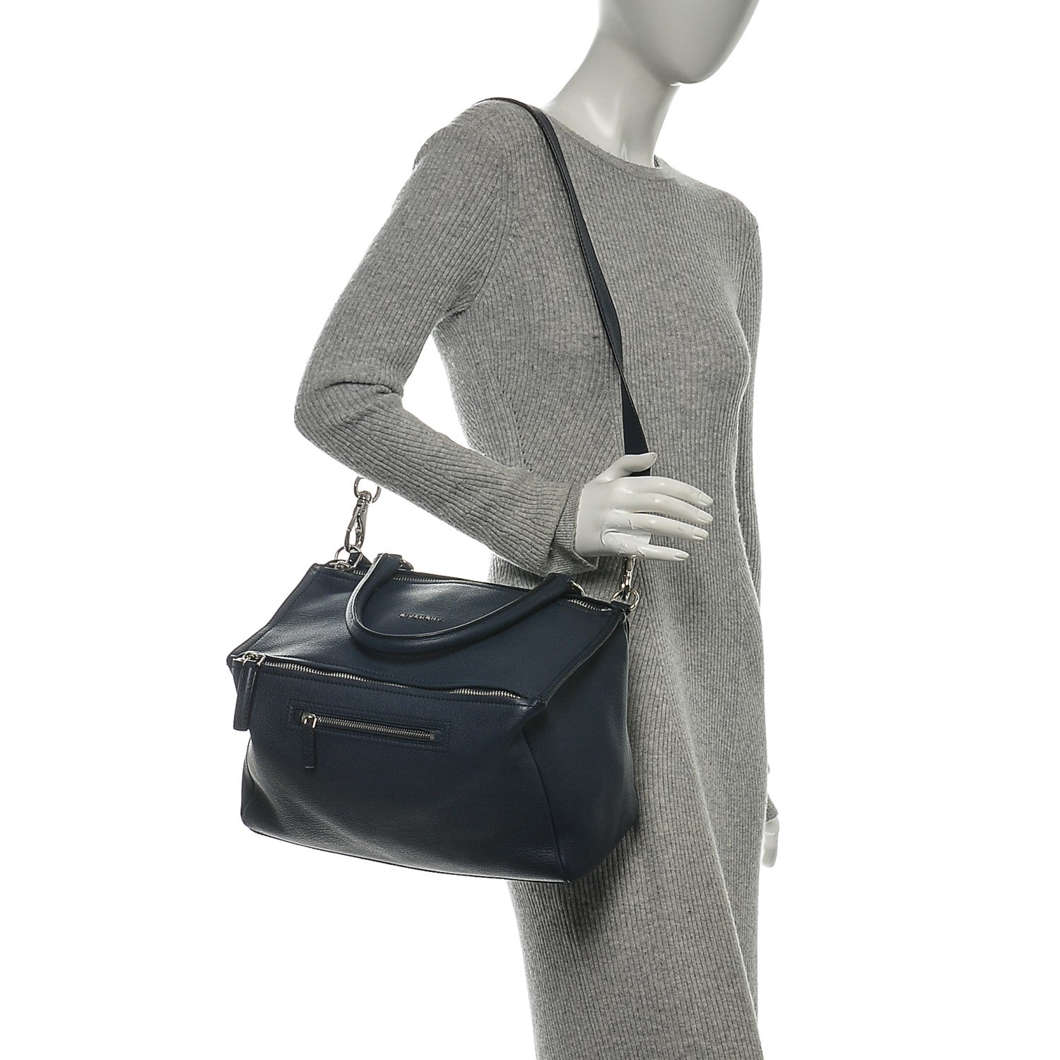 Givenchy Goatskin Medium Pandora Navy 2 of 6