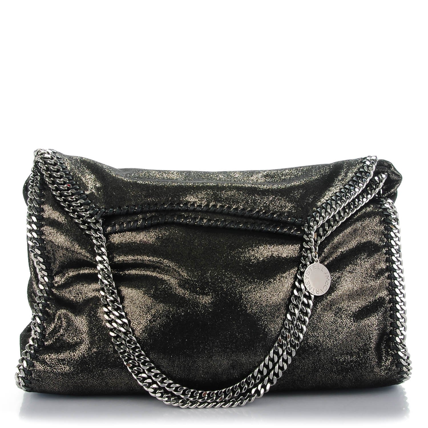 Stella McCartney Chamois Big Falabella Tote Ruthenium 1 of 8