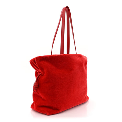 Loewe Mohair Flamenco XL Knot Clutch Scarlet Red 3 of 10