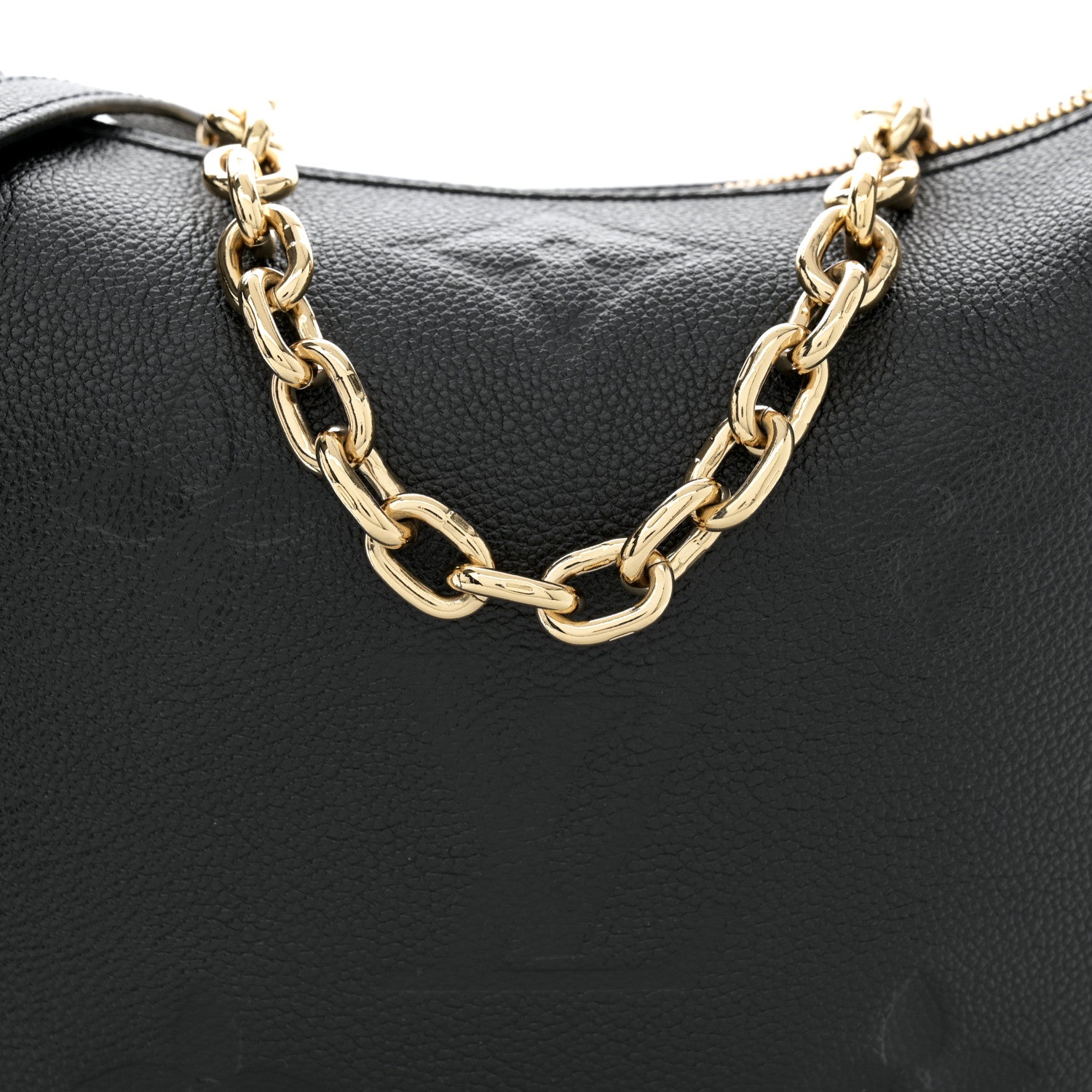 Louis Vuitton Empreinte Monogram Giant Loop Hobo Black 9 of 11