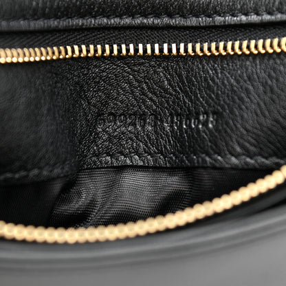 Gucci Roxy Calfskin Blondie Chain Shoulder Flap Bag Black 7 of 10