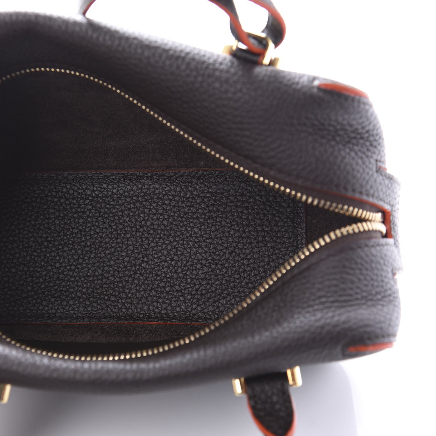 Delvaux Grained Calfskin Mini Cool Box Satchel Black 6 of 12