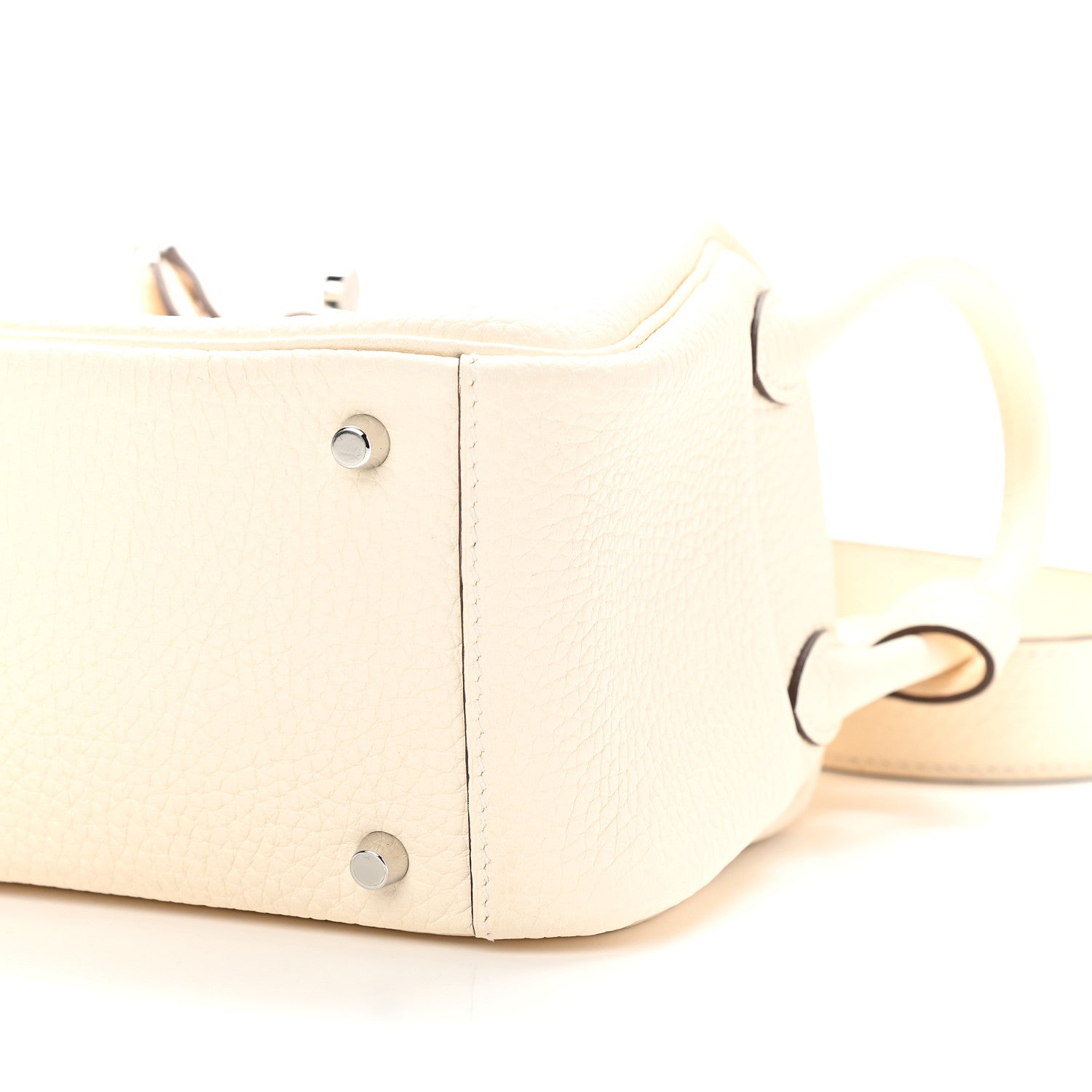 Hermes Taurillon Clemence Mini Lindy 20 Nata 7 of 7