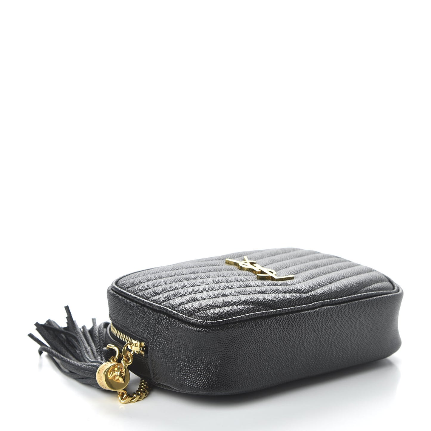 Grain De Poudre Matelasse Monogram Mini Lou Camera Bag Black