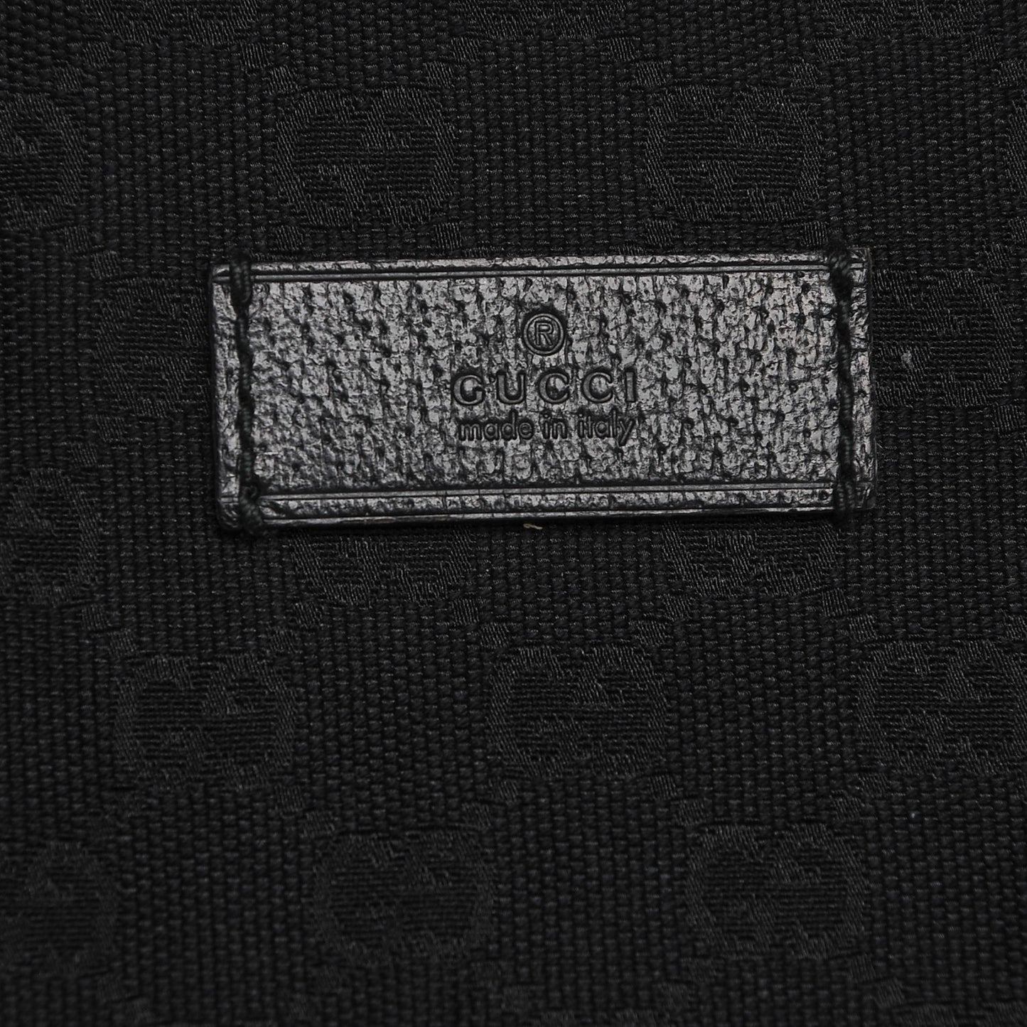 Nylon Monogram Large Web Handle Vertical Tote Black