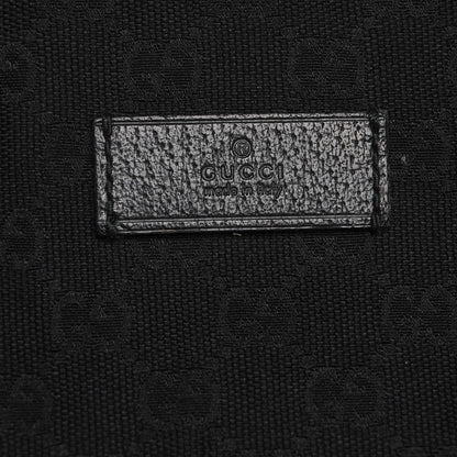 Gucci Nylon Monogram Large Web Handle Vertical Tote Black 6 of 7