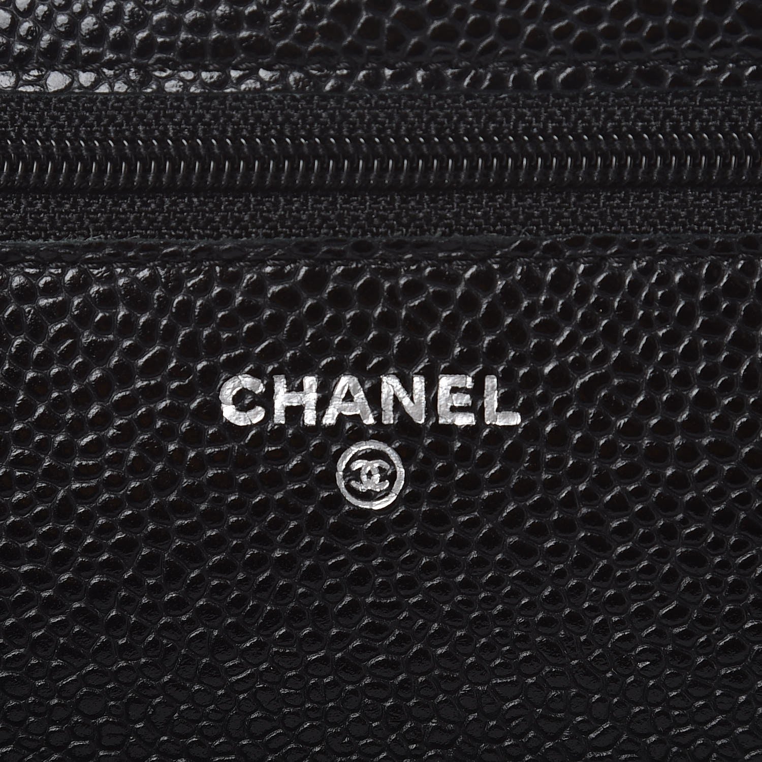 Chanel Caviar Quilted Wallet On Chain WOC Black 6 of 8