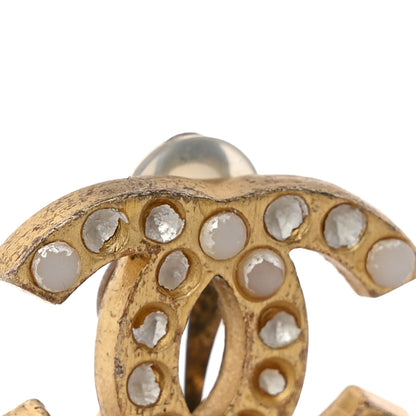 Chanel CC Gripoix Clip on Earrings Gold 5 of 5