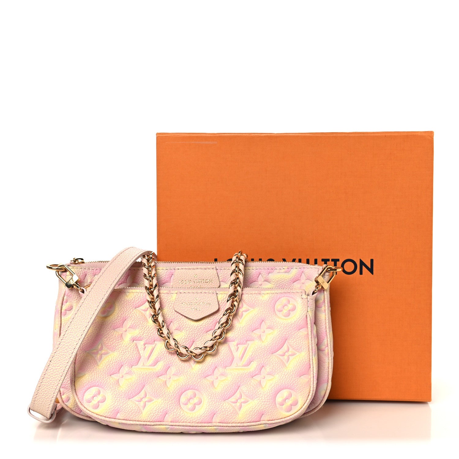 Louis Vuitton Empreinte Monogram Summer Stardust Multi Pochette Accessories Pink 11 of 11