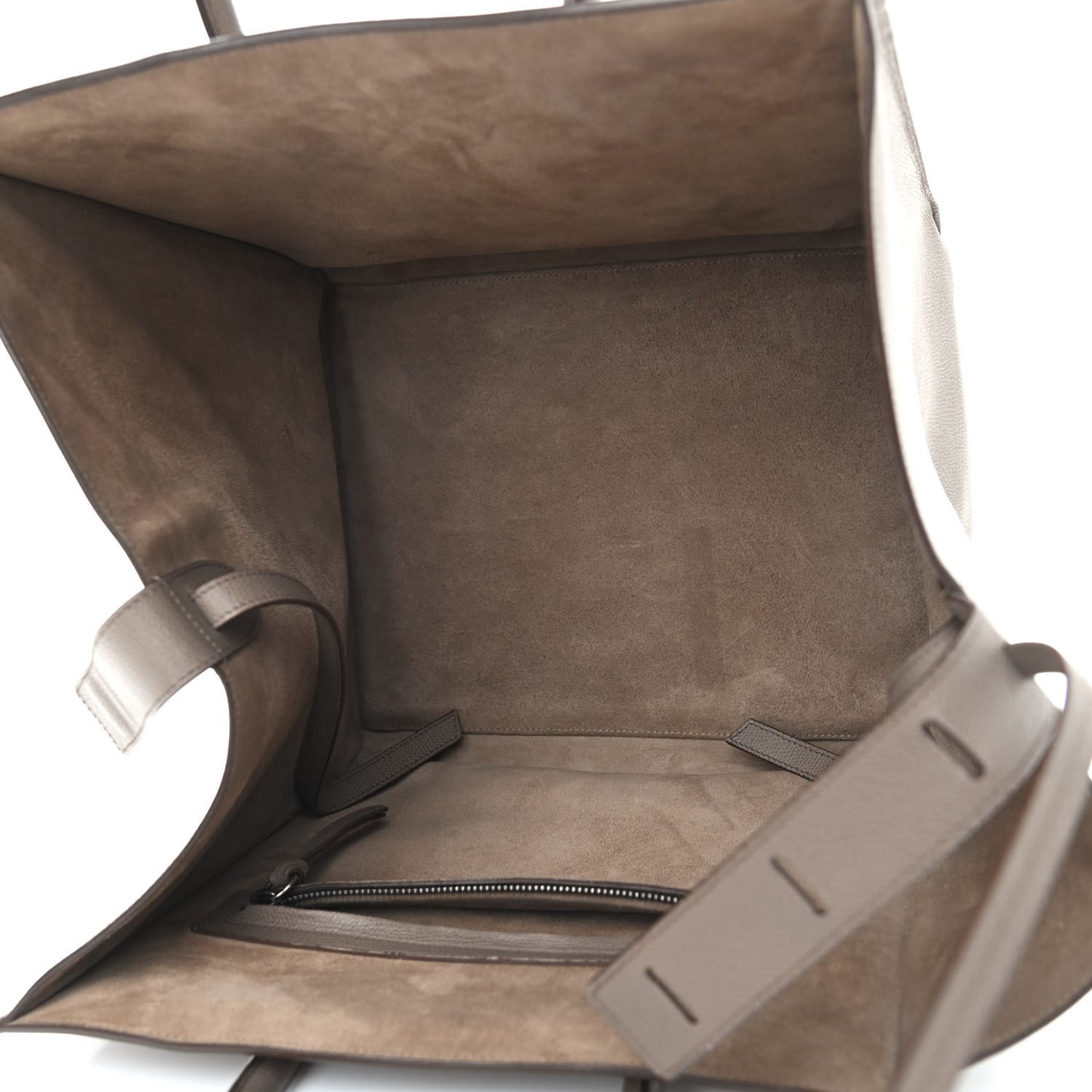 Supple Calfskin Medium Phantom Luggage Beige