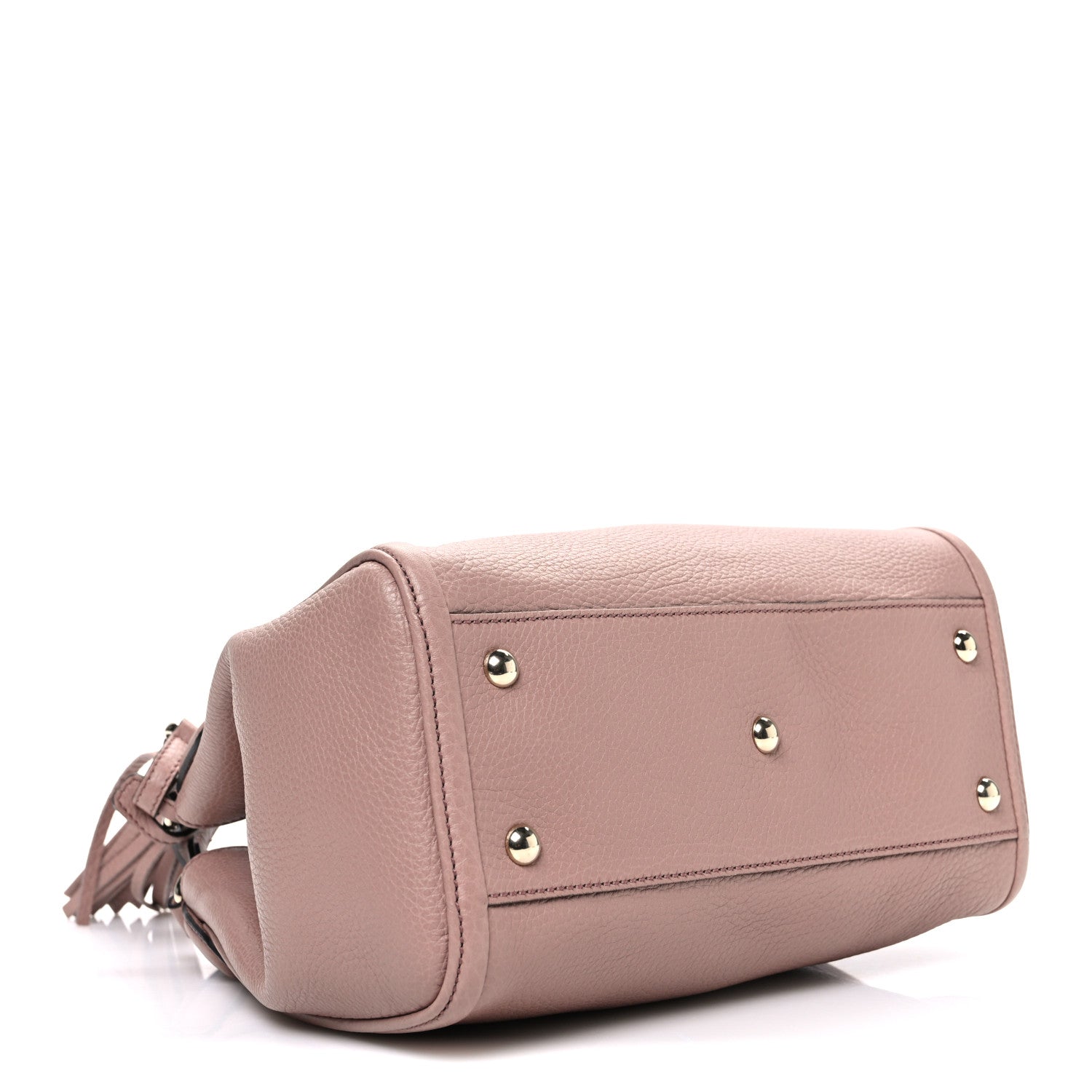 Gucci Pebbled Calfskin Small Soho Shoulder Bag Light Pink 4 of 11