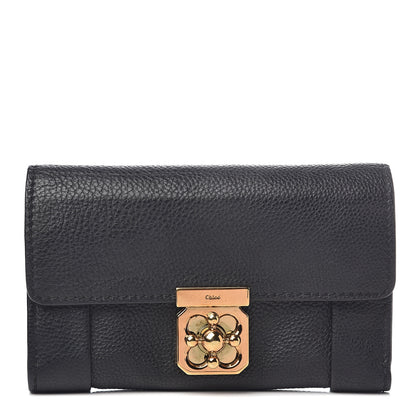 Chloe Calfskin Elsie Long Wallet Black 1 of 5
