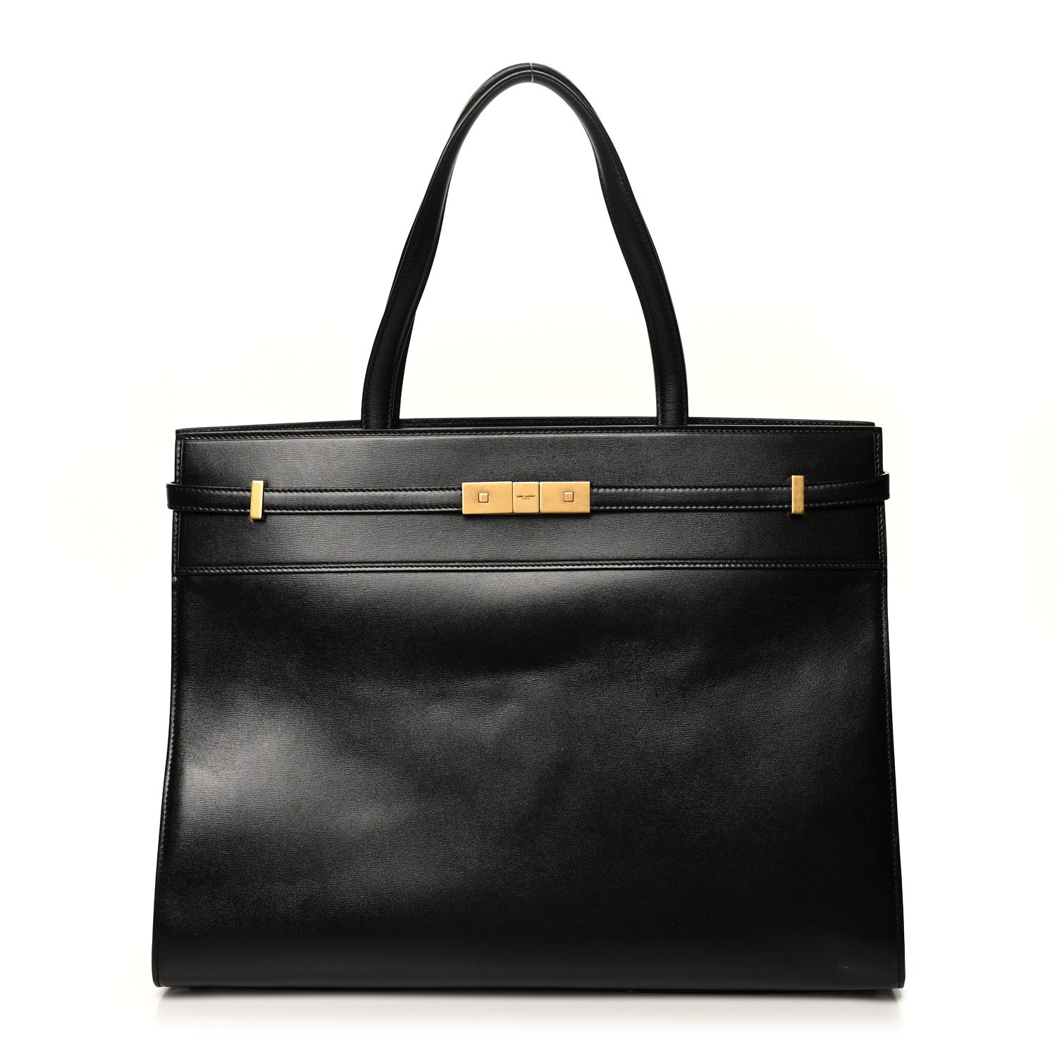 Saint Laurent Calfskin Medium Manhattan Shopper Tote Black 1 of 10
