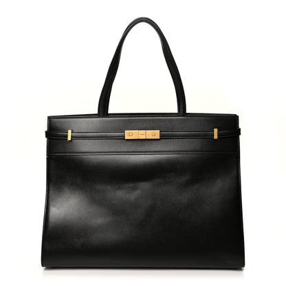 Saint Laurent Calfskin Medium Manhattan Shopper Tote Black 1 of 10