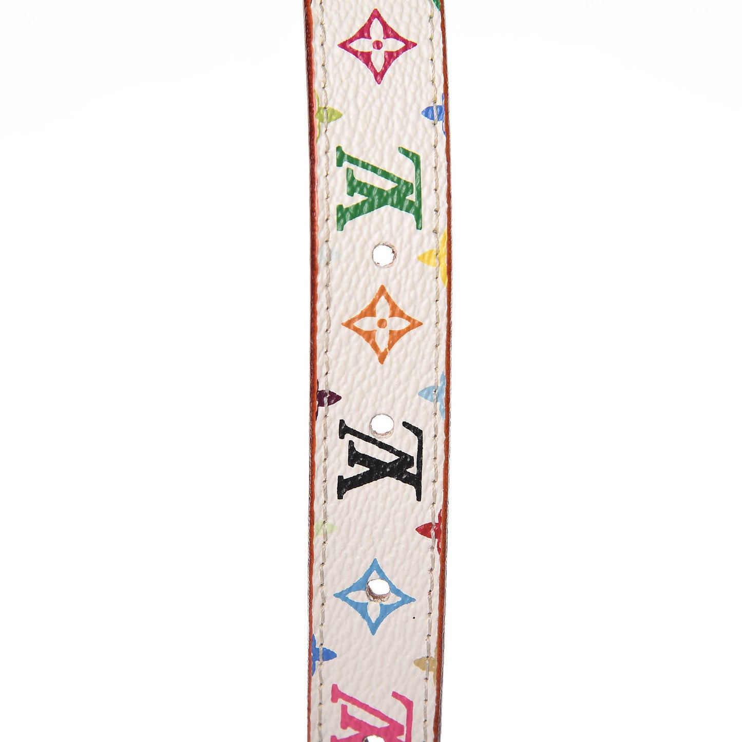 Monogram Multicolor Belt 90 36 White
