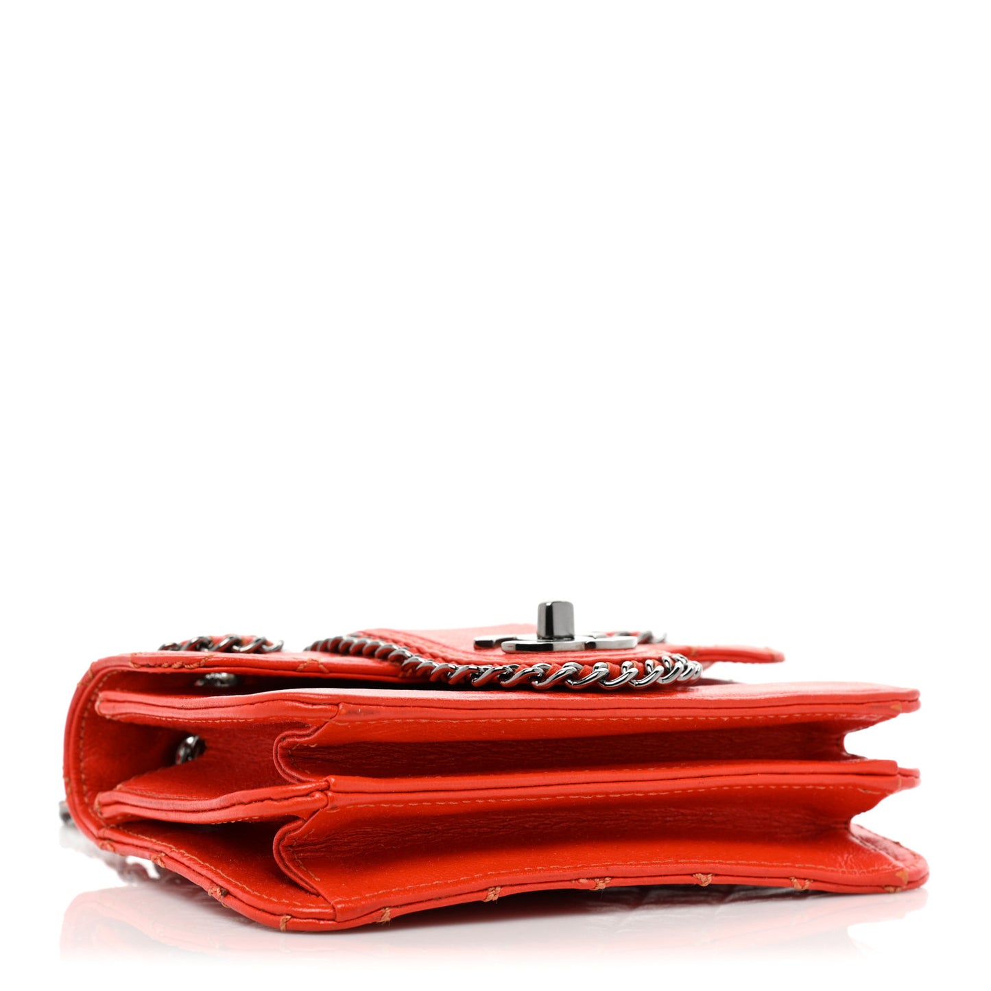 Glazed Calfskin Mini Madison Flap