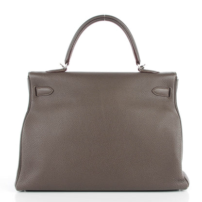 Hermes Togo Kelly Retourne 35 Etain 23 of 27