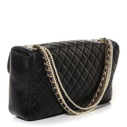 Chanel Lambskin Medium Westminster Pearl Flap Black 3 of 7