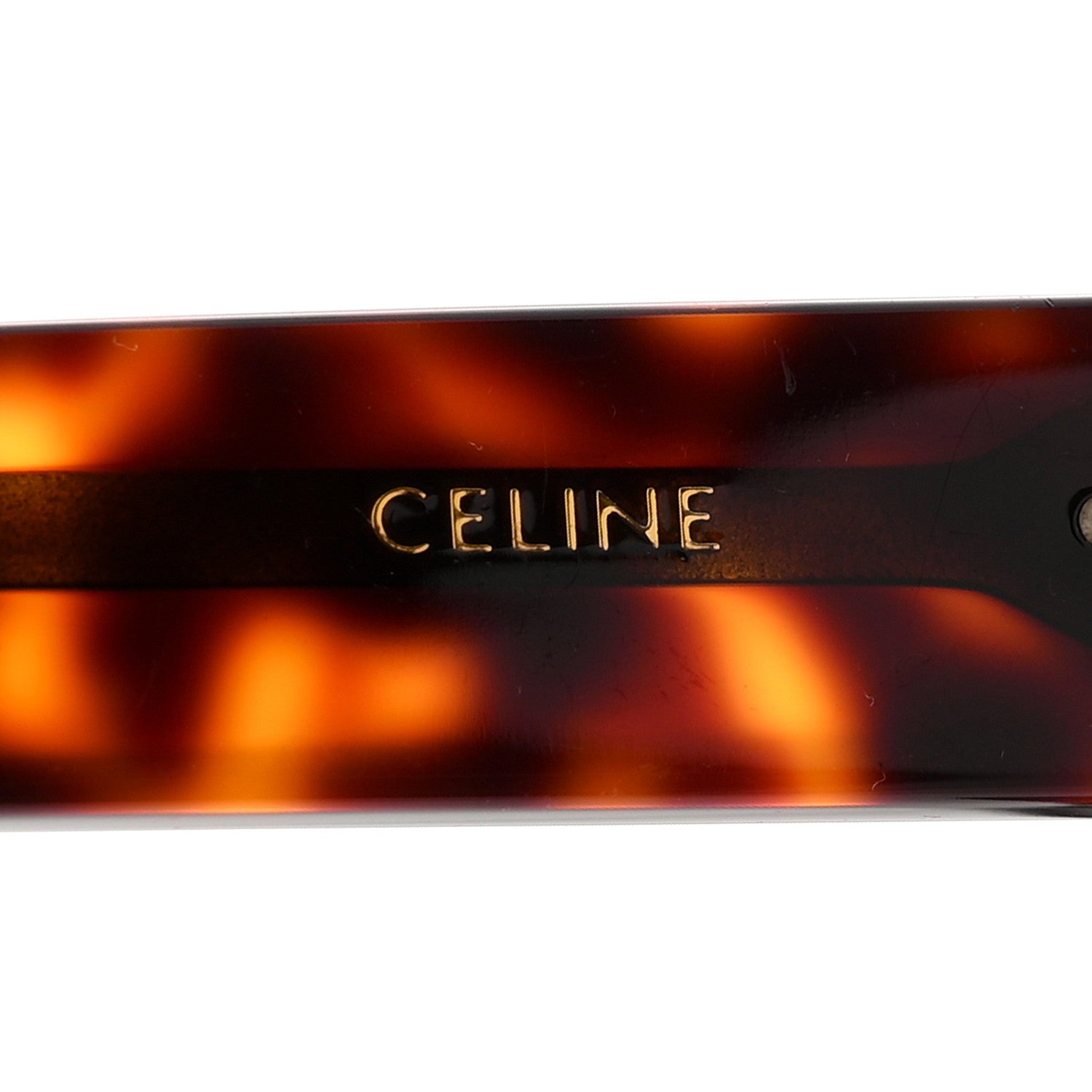 Celine Acetate Square Sunglasses CL40130I Tortoise 7 of 9