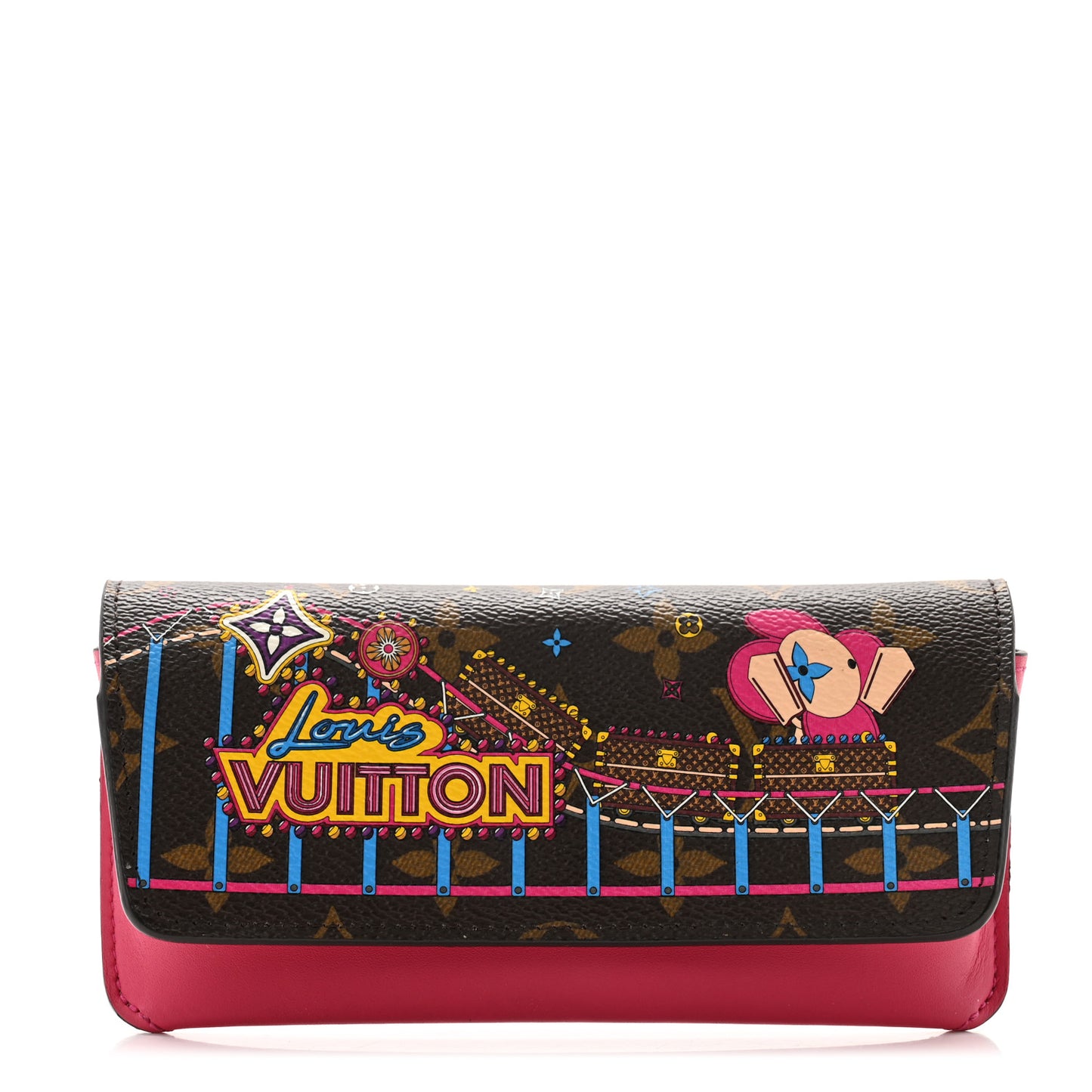 Monogram 2020 Christmas Animation Roller Coaster Woody Glasses Case Pivoine