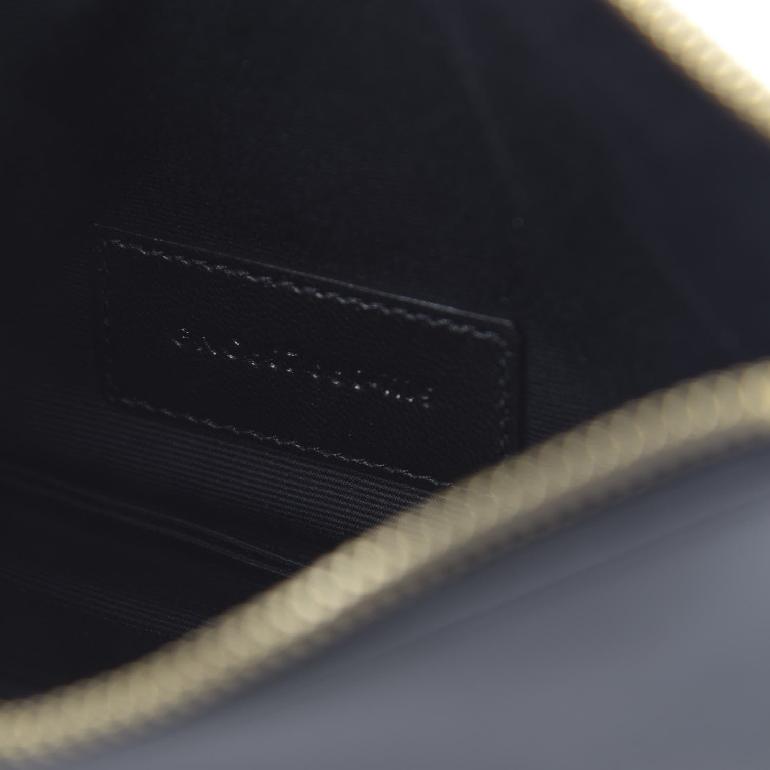 Saint Laurent Smooth Calfskin Monogram Bill Pouch Black 7 of 8