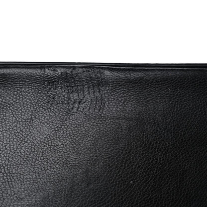 Chanel Calfskin Stitched Large Straight Lines Shopping Tote Black 17 of 18