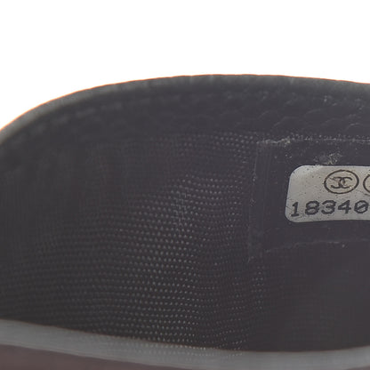 Chanel Caviar Quilted Card Holder Black 8 of 10