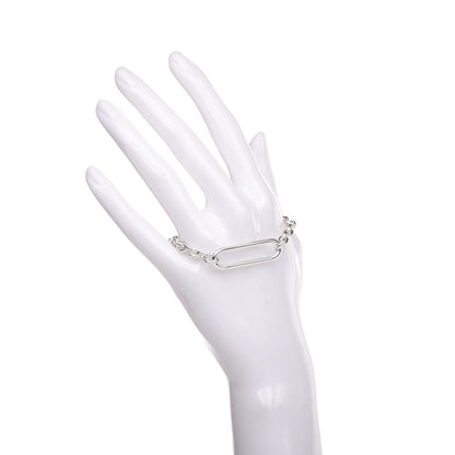 Hermes Sterling Silver Chaine d'Ancre Twist Bracelet LG 2 of 6