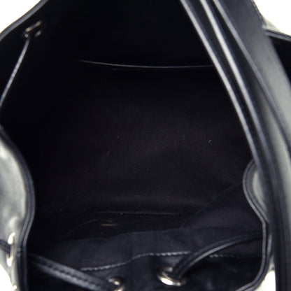 Saint Laurent Calfskin Small Y Studs Bucket Bag Black 5 of 9