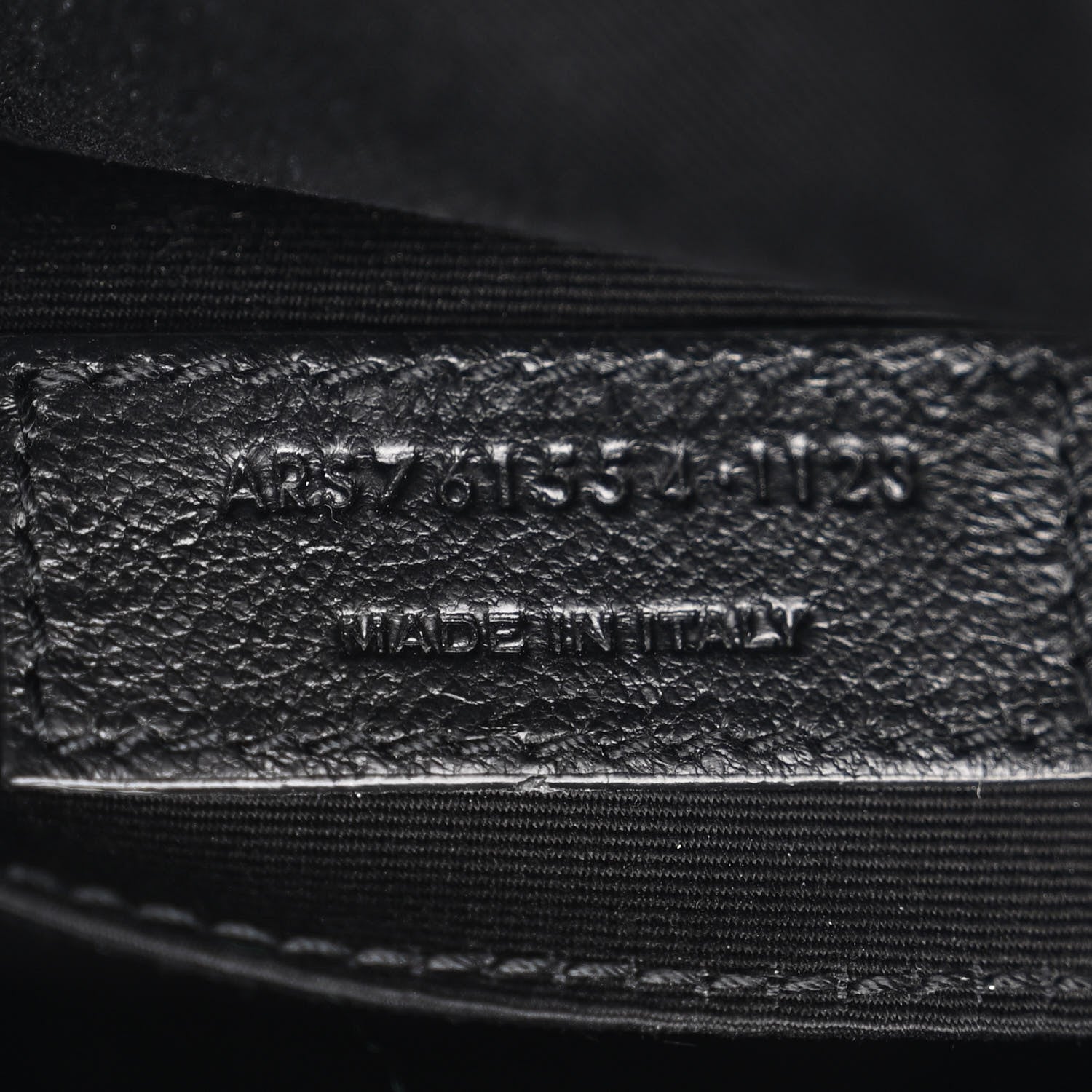 Saint Laurent Calfskin Matelasse Monogram Lou Camera Bag Black 7 of 10