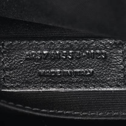Saint Laurent Calfskin Matelasse Monogram Lou Camera Bag Black 7 of 10