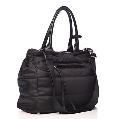 Prada Tessuto Nylon Bomber Tote Black 3 of 10