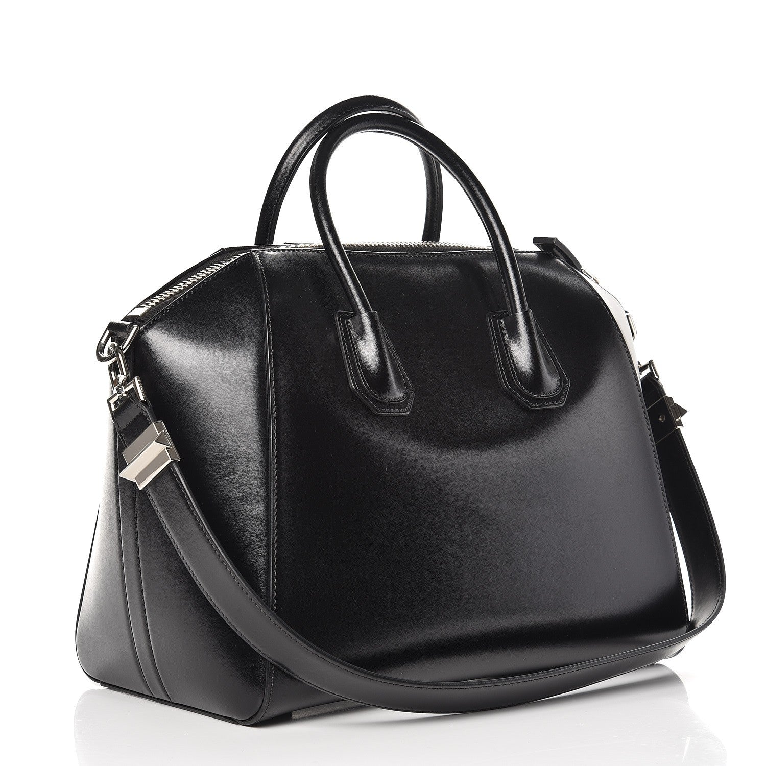 Givenchy Shiny Lord Calfskin Medium Antigona Black 4 of 9