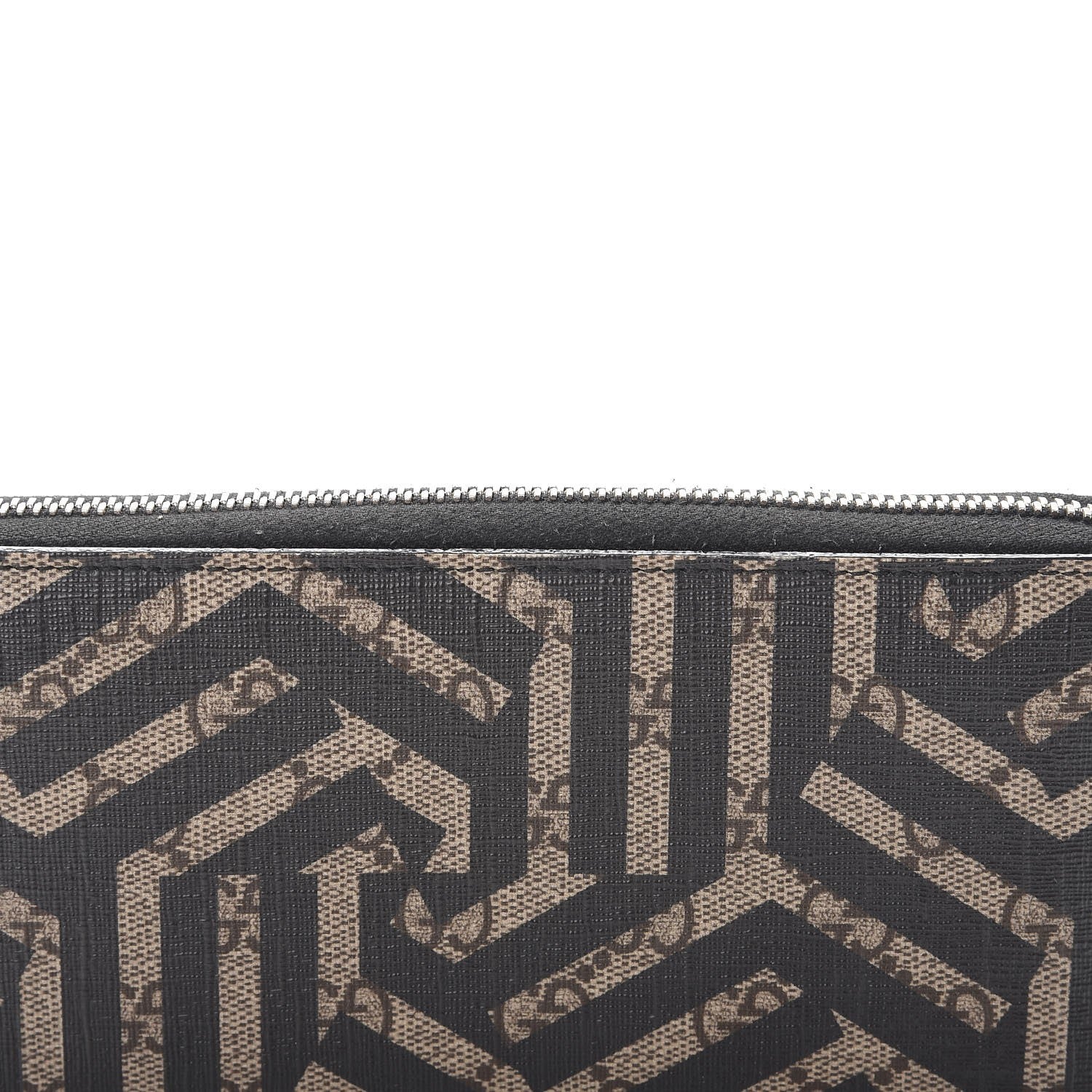 Gucci GG Supreme Monogram Caleido Zip Around Wallet Black 8 of 8