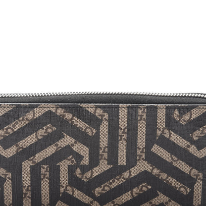 Gucci GG Supreme Monogram Caleido Zip Around Wallet Black 8 of 8