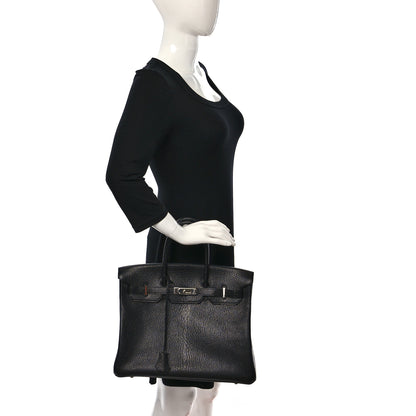 Hermes Chevre De Coromandel Birkin 35 Black 2 of 15