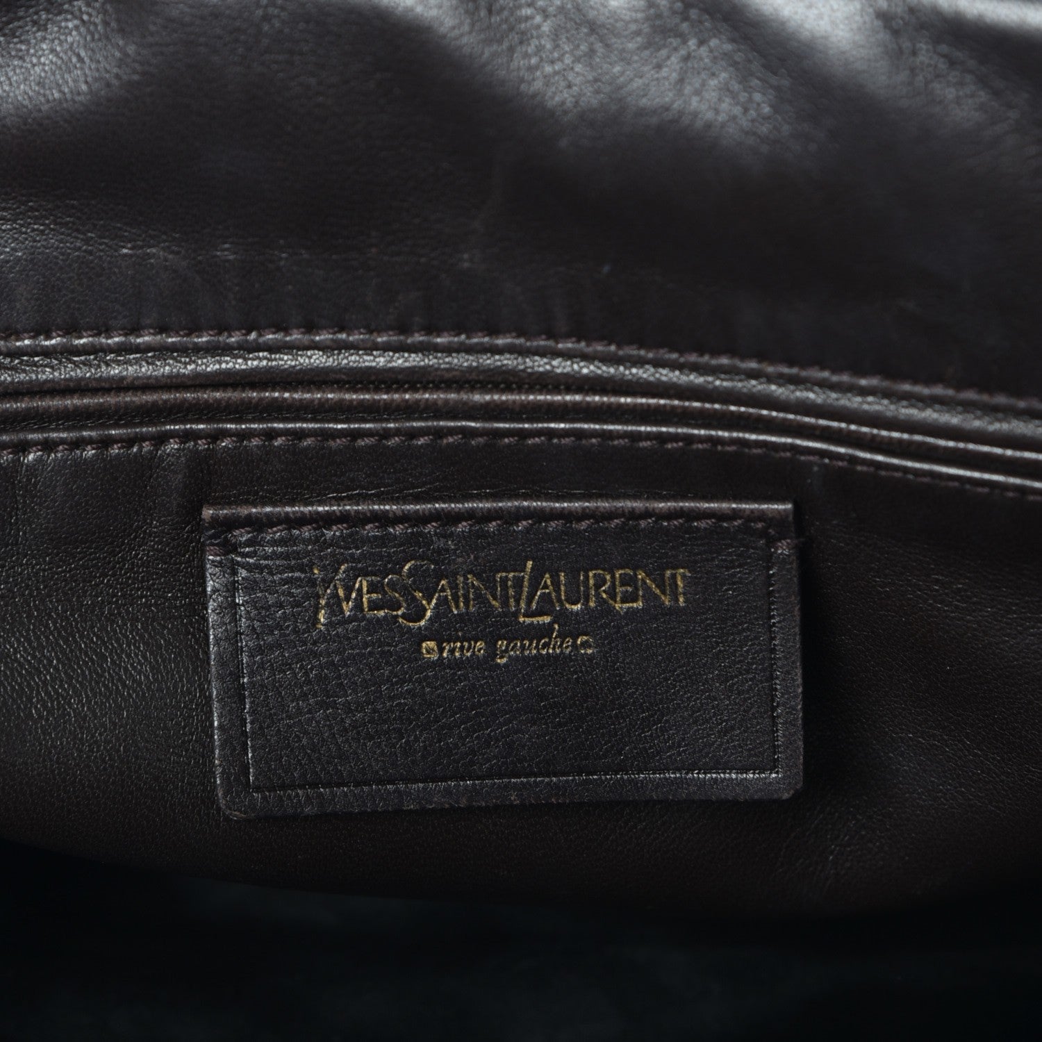Saint Laurent Ostrich Large Muse 6 of 15