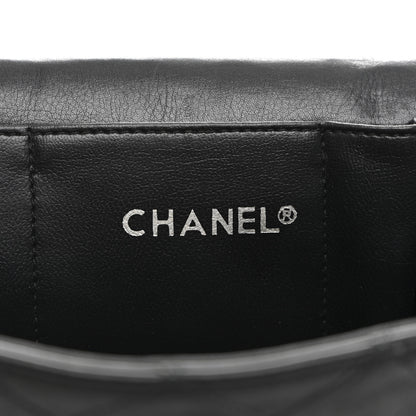 Chanel Lambskin Stitched Briefcase Bag Black 6 of 18