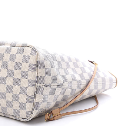 Louis Vuitton Damier Azur Neo Neverfull MM Rose Ballerine 9 of 12