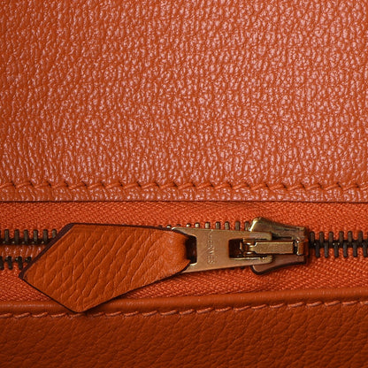 Hermes Epsom Birkin 30 Orange 30 of 36