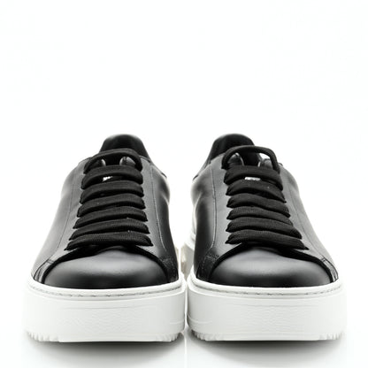 Louis Vuitton Calfskin Time Out Sneakers 37.5 Black 2 of 8