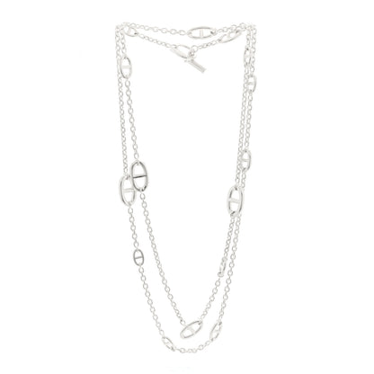 Hermes Sterling Silver Farandole Necklace 120 3 of 5