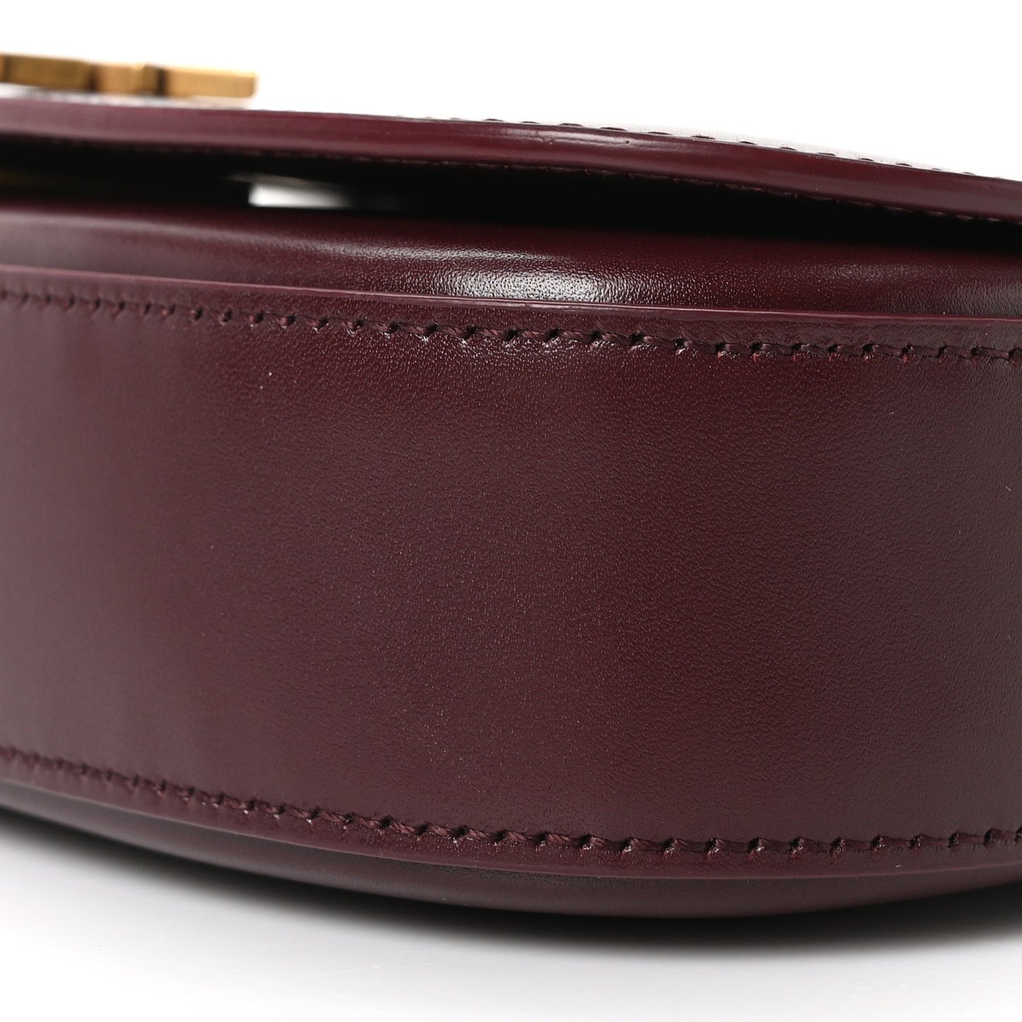 Box Calfskin Mini Voltaire Shoulder Bag Rouge Cabernet