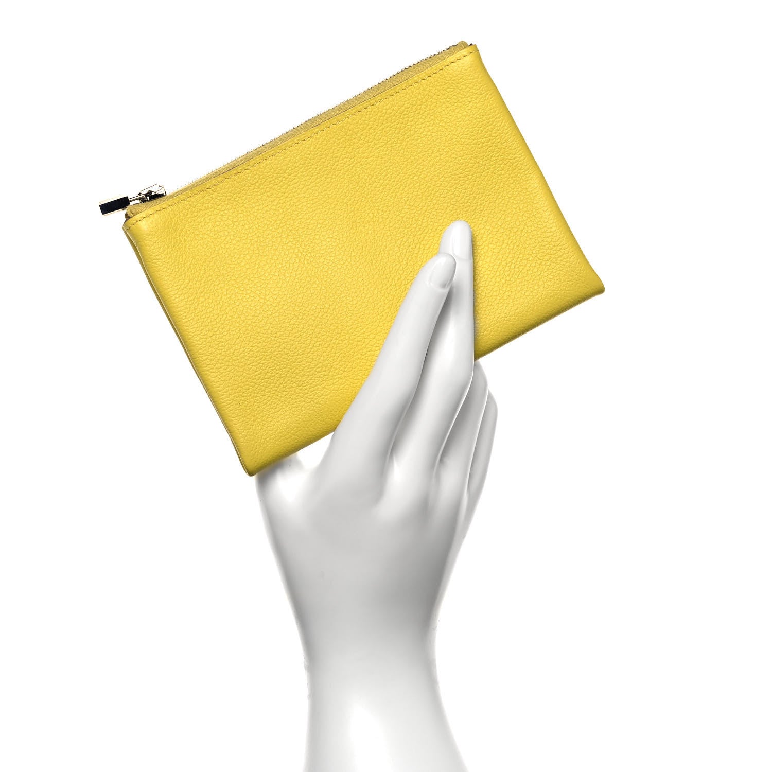 Hermes Evercolor Small Atout Pouch Lime Rouge De Coeur 2 of 6