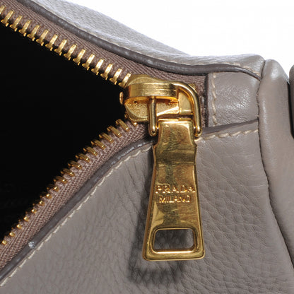 Prada Vitello Daino Shoulder Bag Argilla 5 of 7