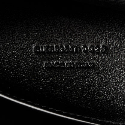 Saint Laurent Lambskin Chevron Quilted Large Loulou Black 9 of 12