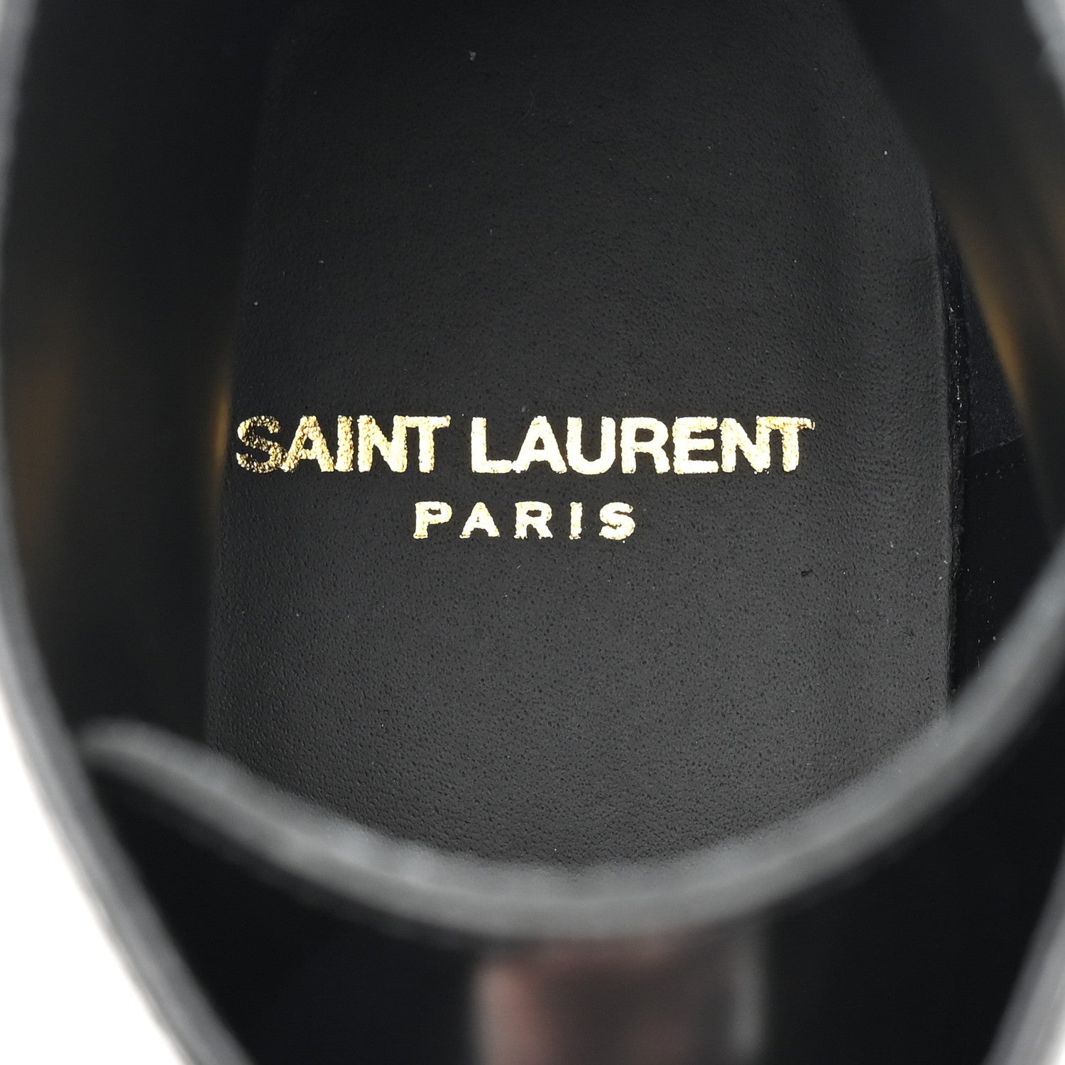 Saint Laurent Calfskin Womens Army Combat Boots 38 Black 7 of 9